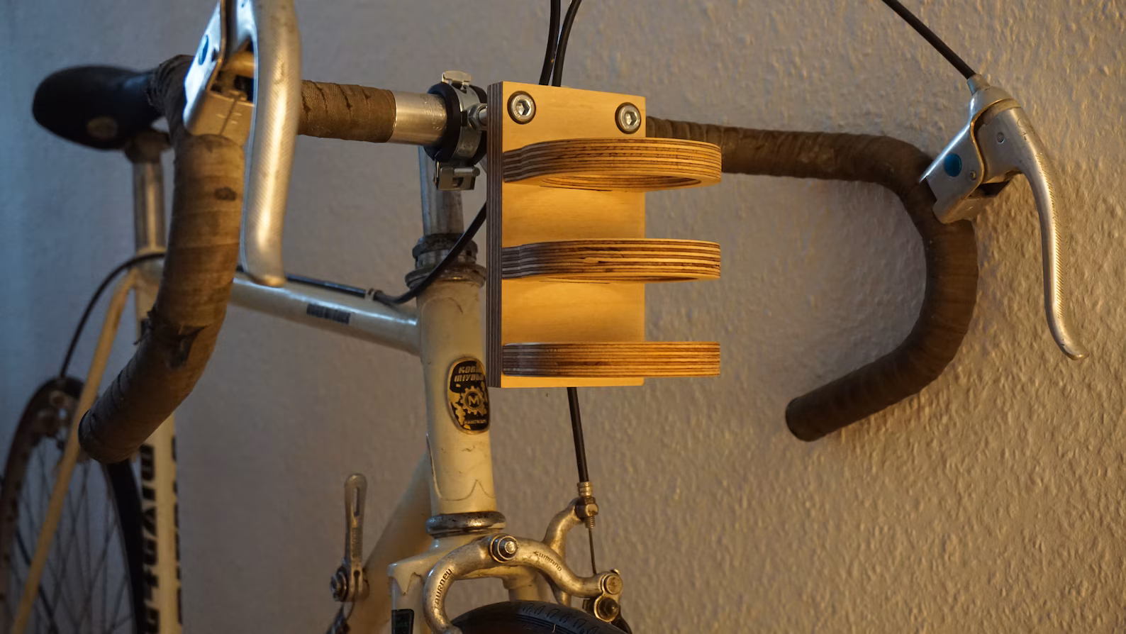 Hipster No. 1 am Fahrrad